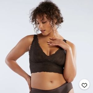 SAVAGE X FENTY Lace Wireless Bralette Nude Cocoa